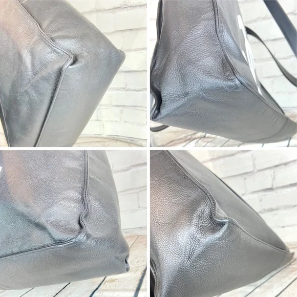 CHANEL large size leather tote *custom* vintage authentic - Picture 12 of 16